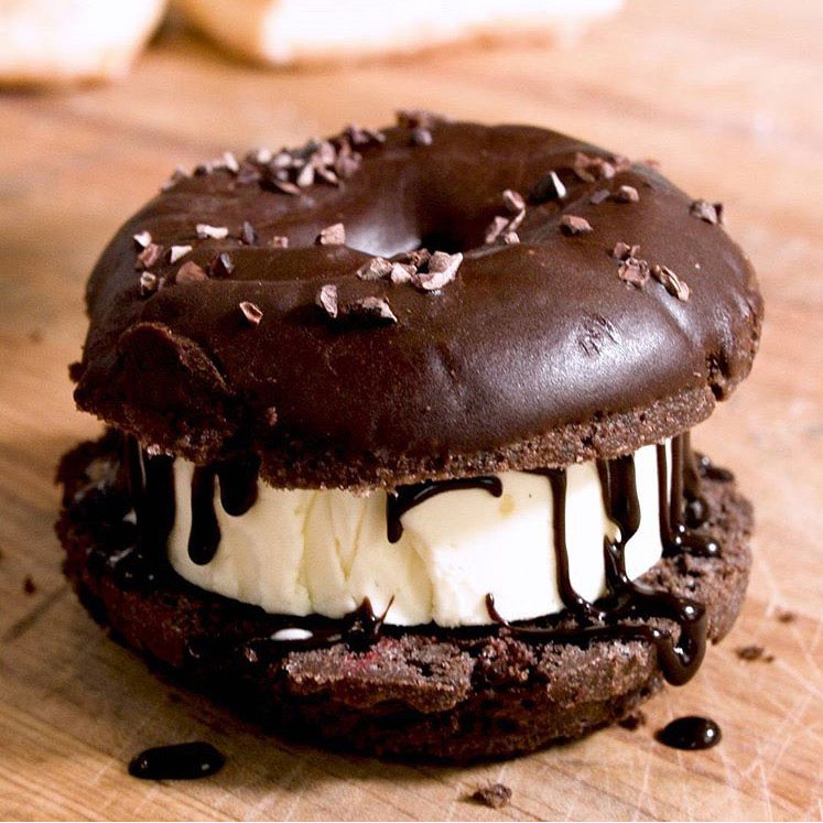 Donut Ice Cream Sandwiches – Firecakes Donuts